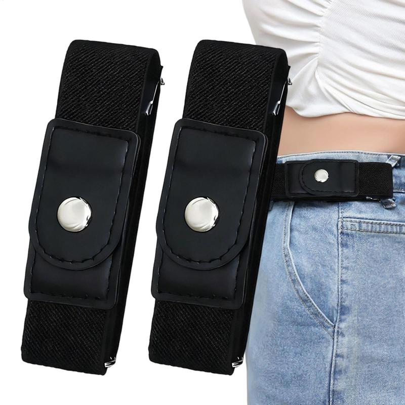Men Formal Wear With Jeans - Elastik Tokasız Kemer Erkekler Kadınlar Gençler