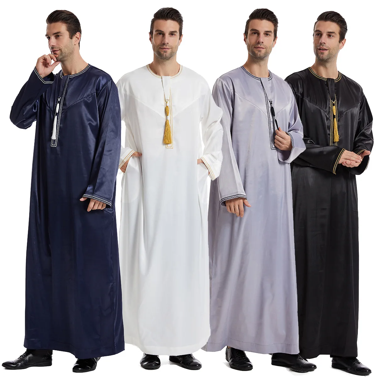 Men Formal Wear Dubai - Müslüman Erkekler İçin Bayram Elbisesi Cübbe