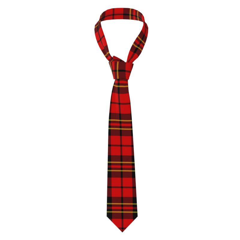 Men'S Formal Wear Ties - İskoç Tartan Erkek Kravatı Macalpine Tartan