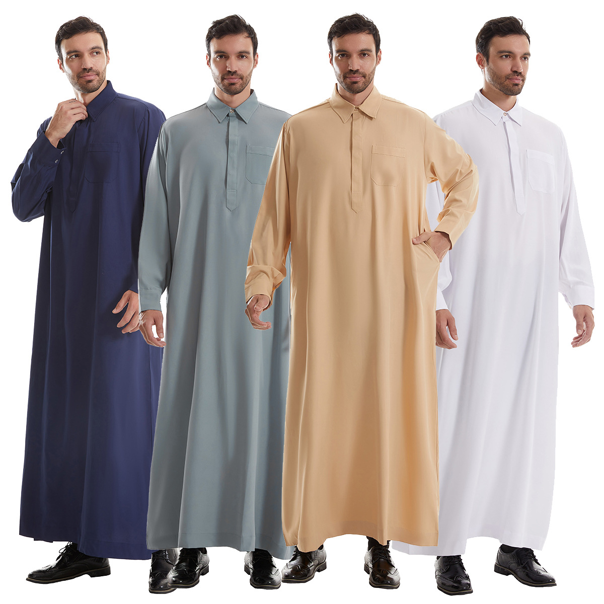 Men Formal Wear Dubai - Erkekler için Jubba Thobe Uzun Gömlek
