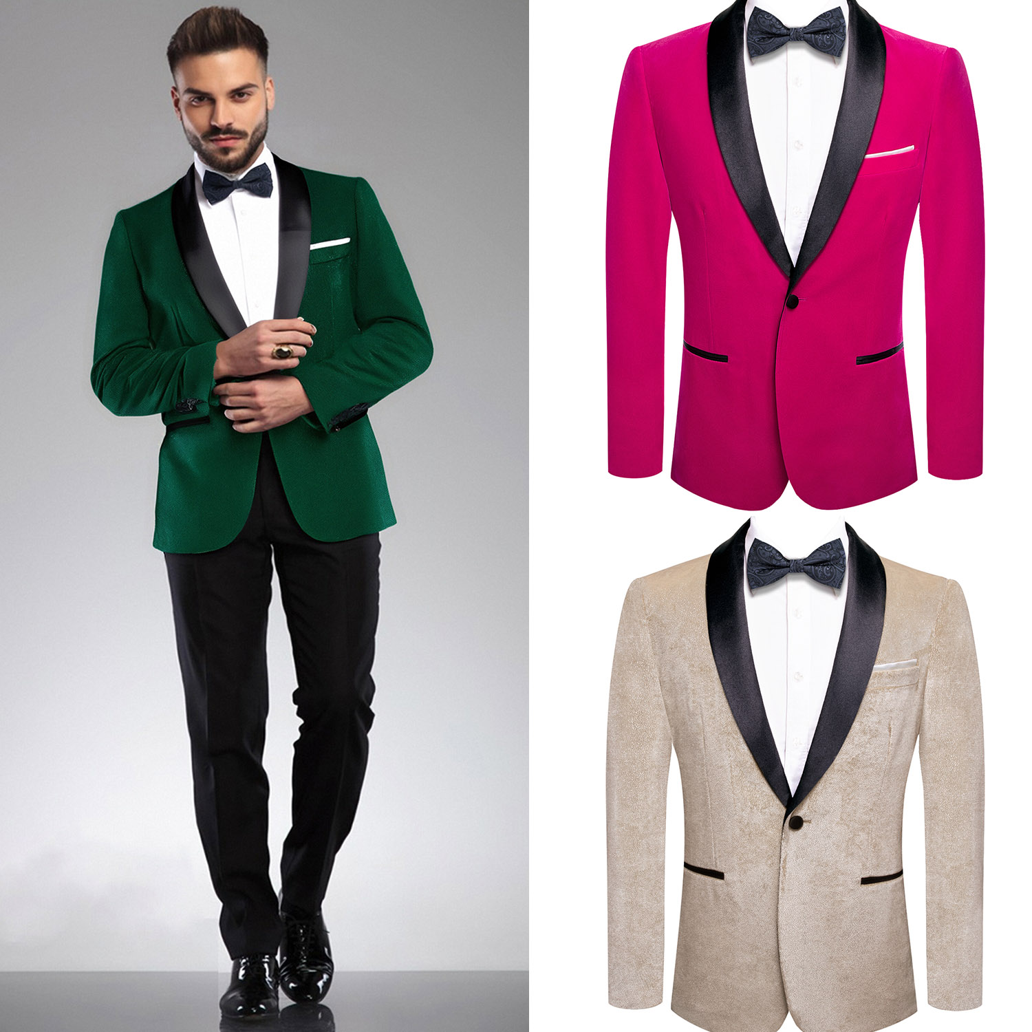 Tek Göğüslü Desenli (Papyon Ha - Men Formal Wear Without Suit incelemesi ve fiyatı