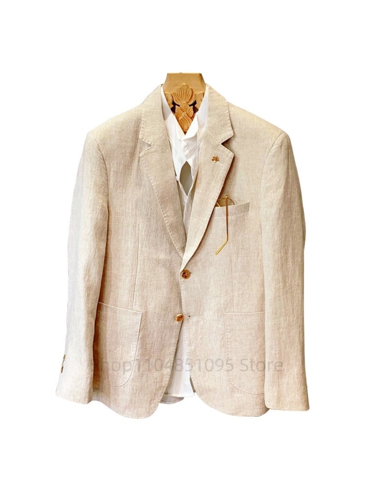 Bej Erkek Takım Elbise Keten B - Men Formal Wear Summer incelemesi ve fiyatı