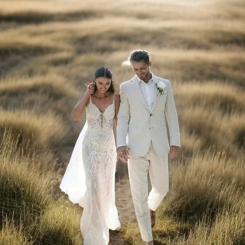Keten Düğün Smokin Erkekler Iç - Men Formal Wear Summer incelemesi ve fiyatı