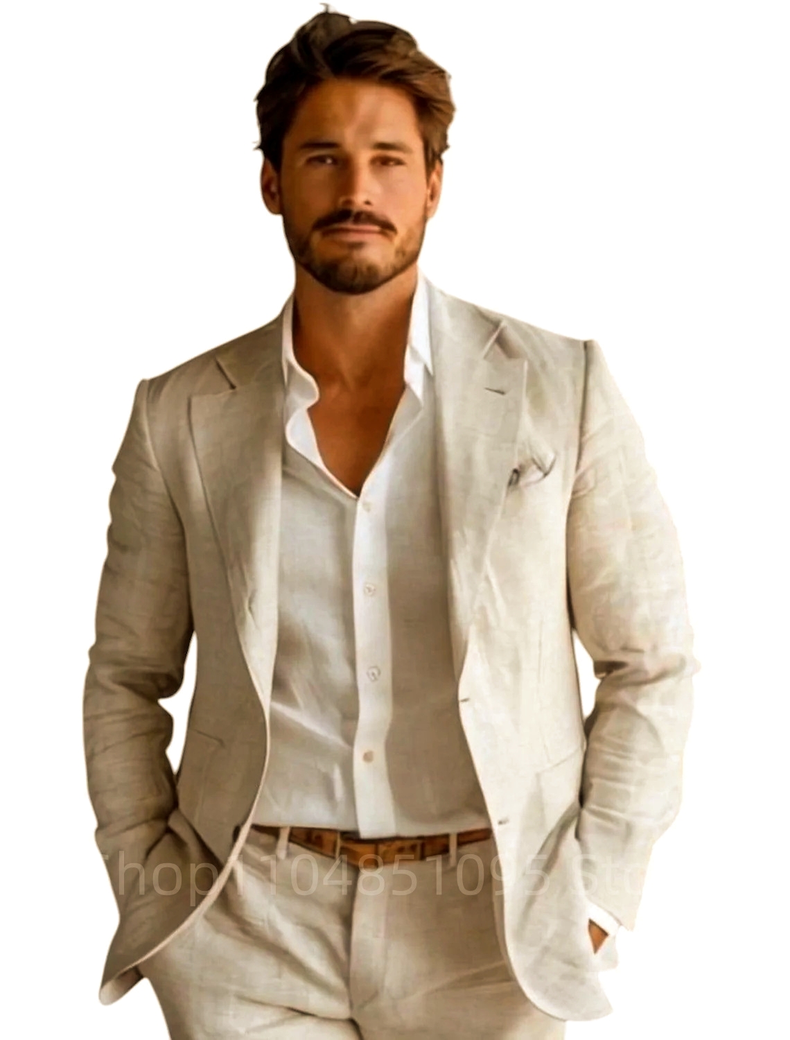 Mavi Slim Fit Erkek Keten Blaz - Men Formal Wear Summer incelemesi ve fiyatı