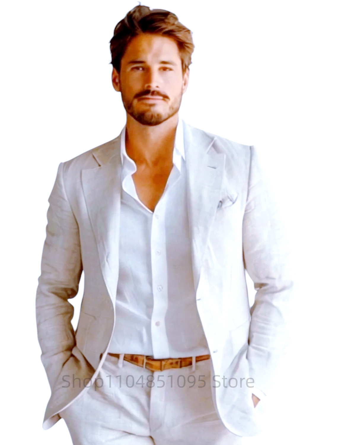 Mavi Slim Fit Erkek Keten Blaz - Men Formal Wear Summer incelemesi ve fiyatı