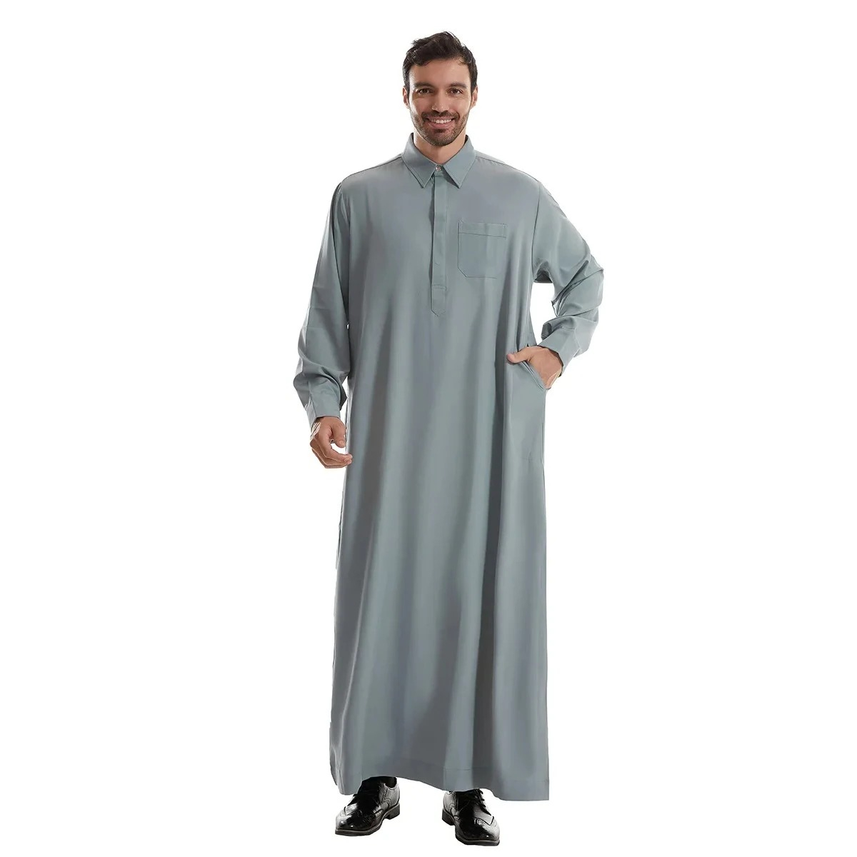Erkekler için Jubba Thobe Uzun - Men Formal Wear Dubai incelemesi ve fiyatı